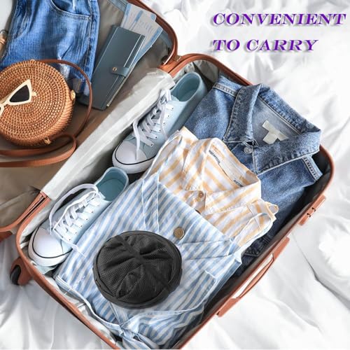 2-Pack Foldable Laundry Baskets, Collapsible Mesh Hamper with Reinforced Handles & Side Pocket, Pop-Up Hamper Organizer for Travel, Home & Camping, Portable Pop-Up Hampers for Laundry Storage - Image 7