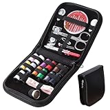 HUIKKJP 裁縫セット ソーイングセット 携帯式 ミニ裁縫道具 刺繍 手芸 家庭用 裁縫道具セット さいほうセット 初心者向け 家庭用/旅行用 収納バッグ付き 男女兼用 (14色)