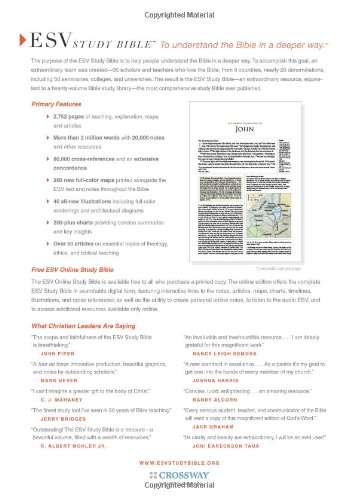 Esv Study Bible (Black) #TOP1