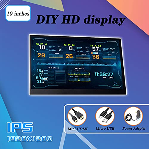 10 Inch Cpu-Monitor, Cpu-Temperatuurmonitor, Temperatuurbewaking, Dynamisch Lichtbord, Computertemp-Monitor voor… - Image 5