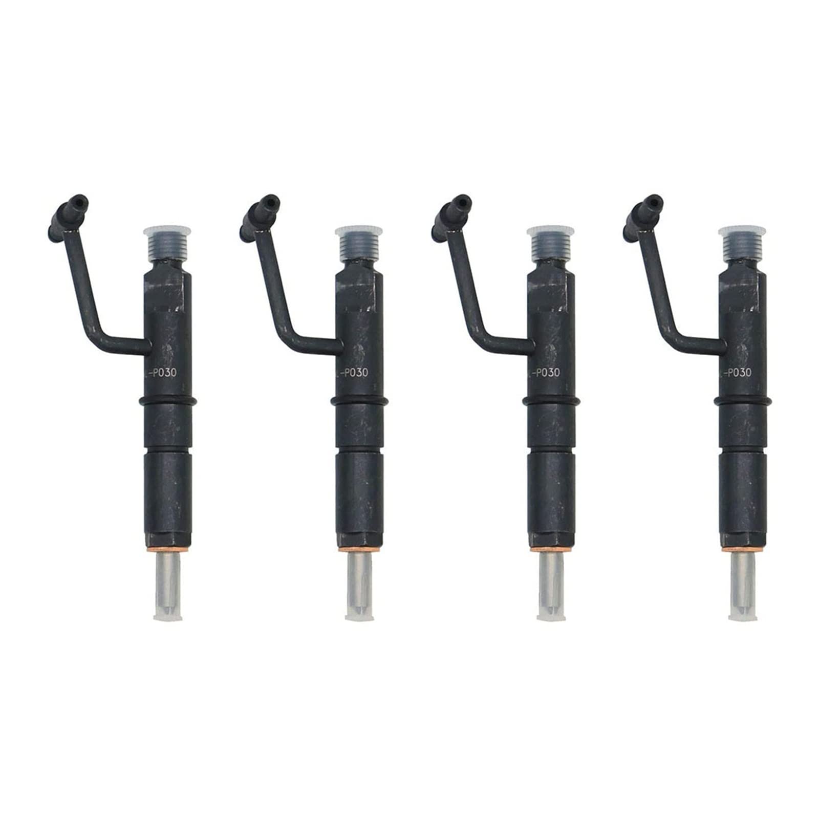 4 Pcs 4JB1 Fuel Injectors 6646906 1112100BB Compatible With Mustang Bobcat 843 853 1213 960 2060 Loader Repair Parts