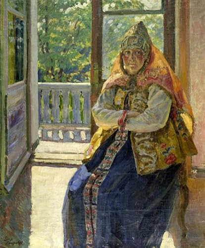 Tableaux Sur Toile Femme Costume Russe pour Créer un Intérieur Inspirant