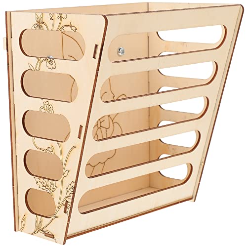 YARNOW 1 Pc Soporte De Hierba De Conejo Contenedor De Heno para Conejos Basura Cooperativa Comedero Automatico para Gatos Comida Humeda Codorniz Castillo De Conejo Jaula Ciervo De Madera