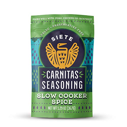 paleo gluten free slow cooker - Siete Slow Cooker Seasoning - Carnitas | Paleo | Preservative Free | Gluten Free | Vegan (Pack of 6) 42 Servings