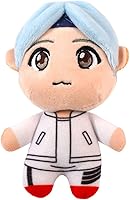 Vista 9 de MIC Drop - Muñeca de peluche Jin de 5.1 pulgadas, producto con licencia oficial, peluches, mercancía de Kpop (Jin)