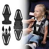 2 x Anti-Flucht-Auto-Sicherheitsgurt, Babygeschirr-Brustclip, Autositz-Sicherheitsclip, einfach zu installieren und universell passend, Auto-Sicherheitsgurt-Clips, verhindern, dass Kinder aus dem