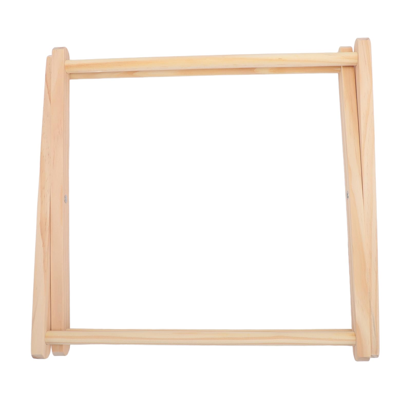 Porte-revues Pliable en macramé, Design élégant, Installation Facile pour Salon et Chambre à Coucher, Bois de Hêtre, 37x35cm