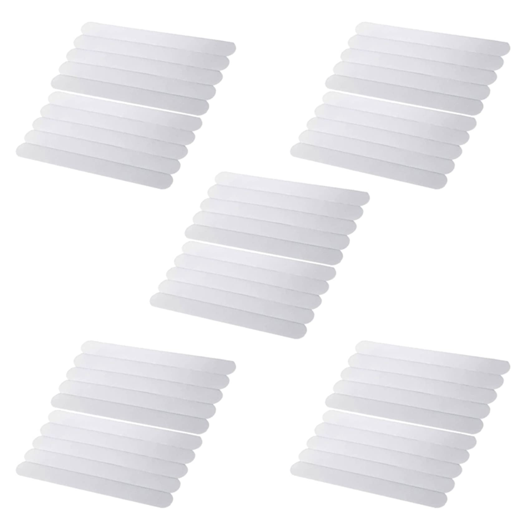 Hndhbfgrt 50Pcs Anti-Slip Strips Safety Shower Treads Stickers Bathtub Non Slip Stickers Stair Step Anti Slip Tape 7.87Inch