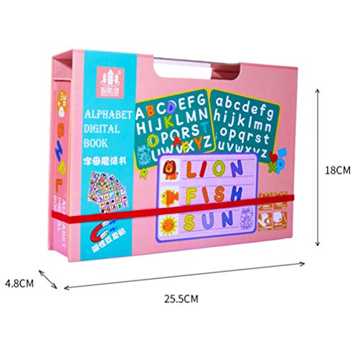 Toyvian Brinquedos Educativos MagnÃ©ticos Alfabeto MagnÃ©tico Letras Blocos Palavras Ortografia Brin