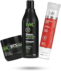 Realinhamento Térmico Progressiva Tecnoliss 300ml + Shampoo Detox 500ml + Selante Capilar BTX 250g