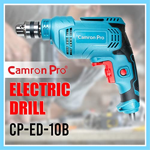 Image of Camron Pro 220 V Corded Electric Professional Drill Machine 450-watt 10mm 0-3300 rpm (Blue)