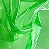 ONEART Green Transparent Vinyl Fabric 91 x 135 cm, Multi-Purpose Clear Waterproof TPU Fabric Sold by the Metre for Sewing Crafts and Home Decor #3
