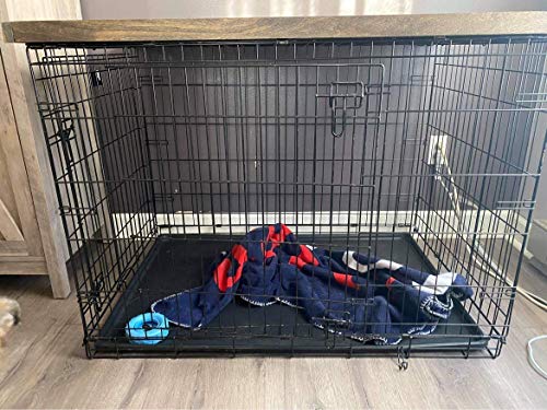Dog Cage Wood Topper | Dog Kennel Cover, Farmhouse Wood, Dog Crate Table, | Wire Crate Cover | Dog Crate End Table… - Image 3