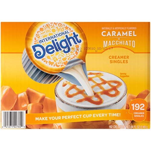International Delight Coffee Creamer Singles, Caramel Macchiato, 192 Count - Thumbnail 2