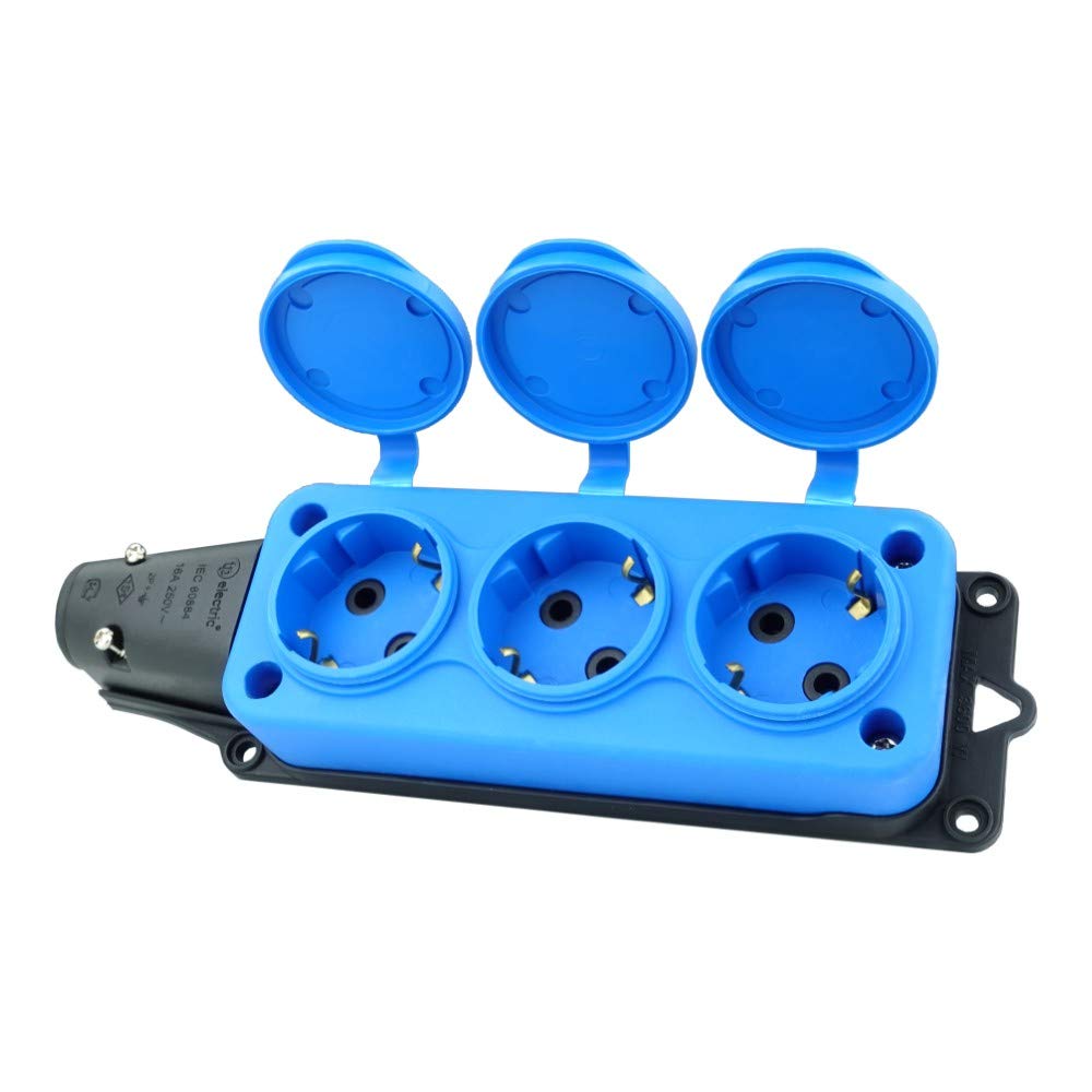 Adattatore Prese Sol-tec Presetta Tripla Con 3 Prese EU, 250V 16A - Foto 3