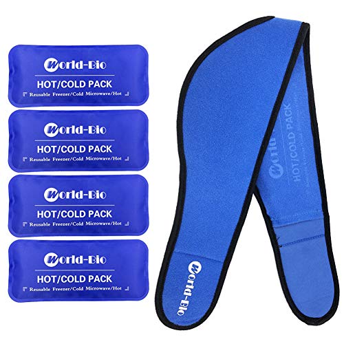 Face Ice Pack for Wisdom Teeth, Jaw, Head and Chin by WORLD-BIO