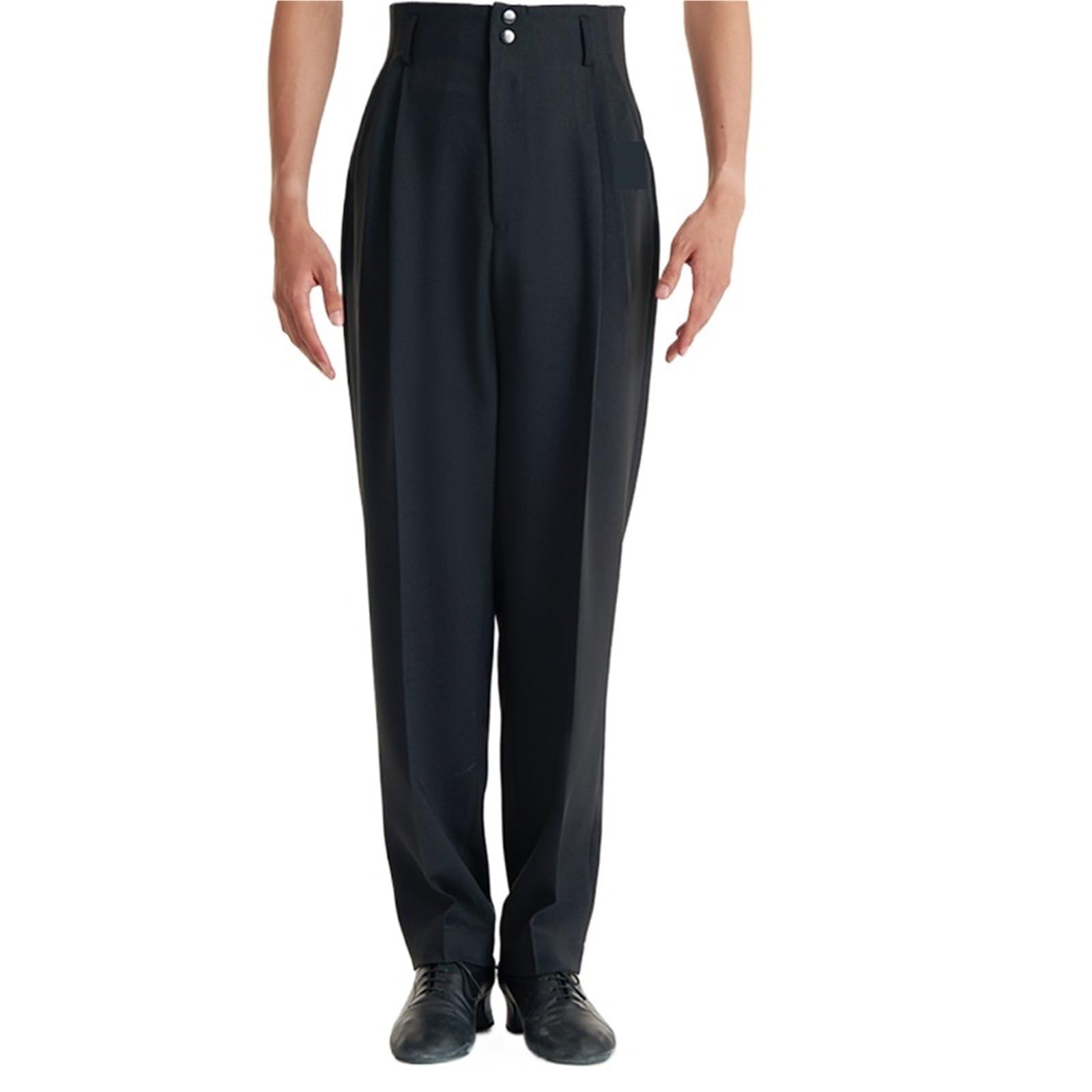 Pantalones De Baile Latino For Hombre, Diseño con Cordón, For Práctica, Salón, Competición para Hombre, Salsa, Jazz, Danza