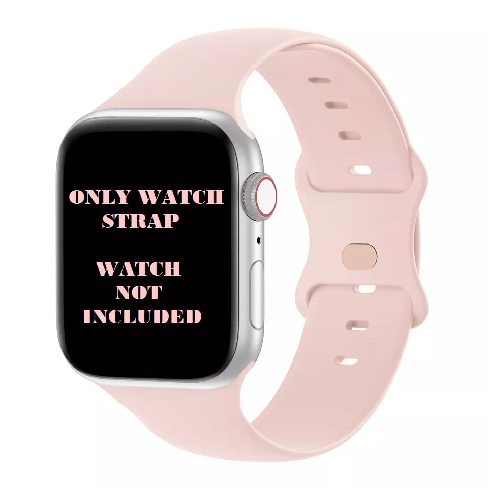 PEFKO PSS04 Unisex Butterfly Silicone Sports Watch Straps Compatible With Apple iWatch Replacement Bands For Men Women, Size [ 49MM 45MM 44MM 42MM ] [ 38MM 40MM 41MM ] Apple iWatch Series Ultra/8/7/6/5/4/3/2/1/SE/SE2【 👉 Only Silicone Strap for Apple iWatch ⌚ Watch NOT Included 】-picture-28