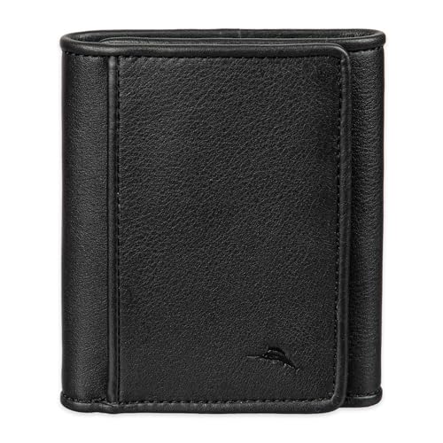 Tommy Bahama Men's Compact Trifold Leather Wallet