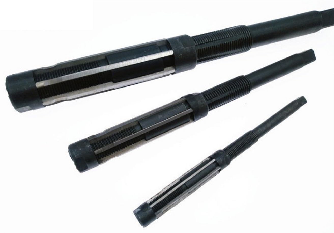 Escariadores de punta de carburo, Escariador manual ajustable de acero de alta velocidad (HSS) de 6,25 a 84 mm, escariador de alta precisión(23-26mm Adjustable L 210mm)