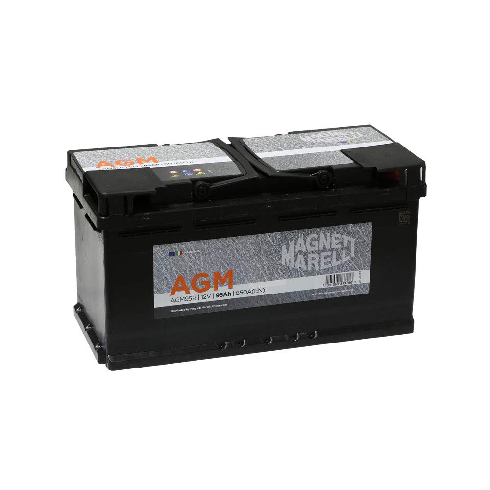 MAGNETI MARELLI Batteria 95, Ah 850, A/EN 069095850009 L 353mm B 175mm H 190mm Compatibilità con BMW 3 Sedan E90 3 Sedan E46 1 Hatchback E87, RENAULT Master 3 Furgonato FV Scénic 3 JZ0/1