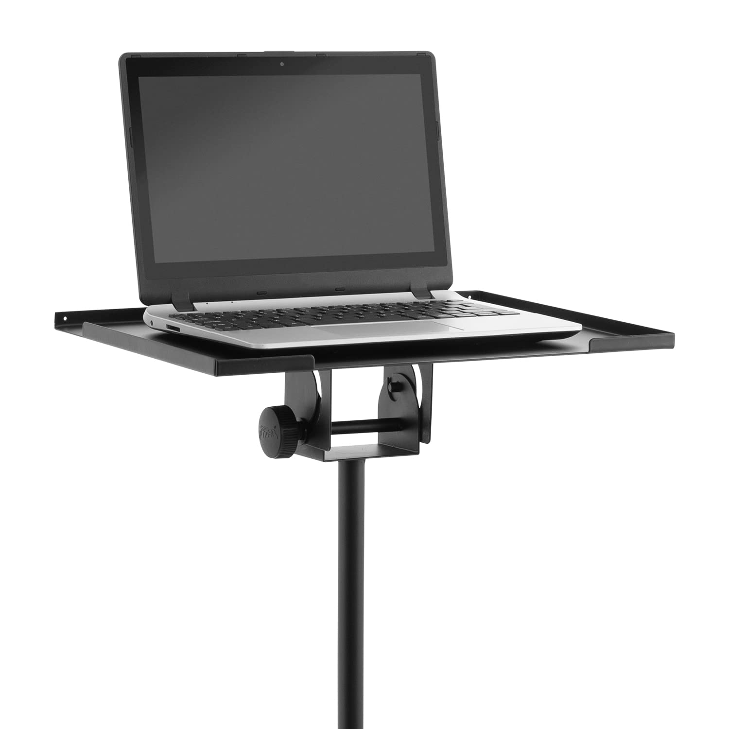 TIGER Support Ordinateur/Projecteur Réglable Trépied | LEC7HD-BK support réglable en hauteur avec trépied stable, adapté ordinateur portable & projecteur, idéal scène & bureau