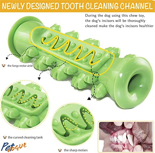Image of PetVogue Dog Toothbrush Toy, Chew Toy for Small Medium Dogs, Teeth Cleaning Dental Care Natural Rubber Tough Durable, Dog Chew Toys, Toys for Small Medium and Large Dogs