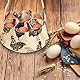 JDBlissful Egg Collection Basket with 7 Bags, Egg Baskets for Fresh Eggs, Tragbare Eier Korb, Mini Eiersammelkorb Mit, Eiersammelbeuteln für Hühnerstall Hühner Ente Gans Eier, Hausfrau Geschenk