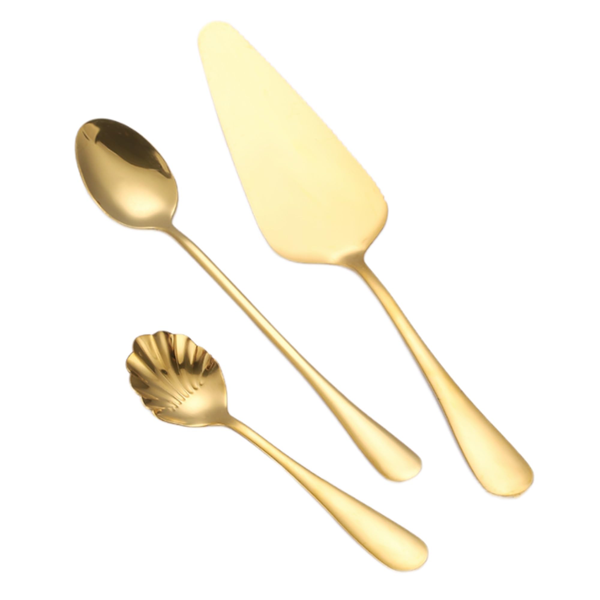 72 teiliges Besteck-Set für 12 Personen aus hochwertigem 18/10 Edelstahl in Gold