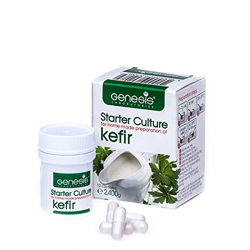 Kefir Starter Culture for Home-Made/Natural, Organic/ - 10 Capsules for 20 liters