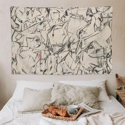 Timeeye Penthouse By Willem De Kooning Tapestry Picture Print Tapestry Wall Paint Art Tapestries Decor Modern Home Artworks Gift Idea 60 Inchx90 Inch thumb #6