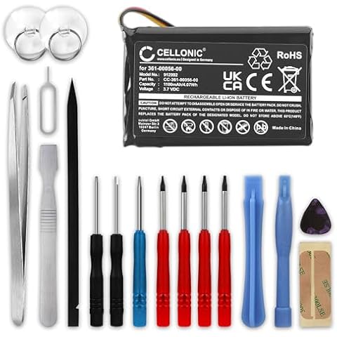 subtel GPS Battery Replacement for Garmin Devices Cover