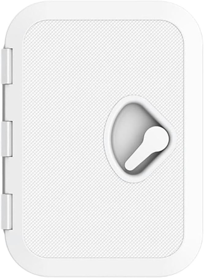 Tangerine Inspection Hatch Cover Marine Access Accessory Single Handle Anti Ultraviolet Boat Deck Plate Yacht 270X375mm