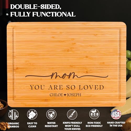 Tabla de cortar rectangular personalizada en madera miniatura 4