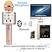 mockins Wireless Bluetooth Karaoke Microphone with Built in Bluetooth Speaker All-in-One Karaoke Machine | Compatible with Android & iOS iPhone - Rose Gold Color