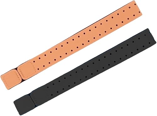 Paquete de 2 brazaletes para monitor de frecuencia cardíaca, correas elásticas de repuesto compatibles con Orange Theory Fitness, OTF, OT Beat Burn,