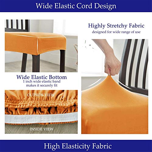 Housse de chaise extensible bleu clair lavable pour masquer l'usure de vos sieges