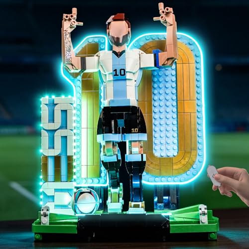 Brickshining LED Lighting Compatible with LEGO Lionel Messi – Soccer Legend 43015 - JUST Lights,Light Kit Compatible with LEGO 43015,NOT Included The Model by Brickshining - Used condition - Image 2
