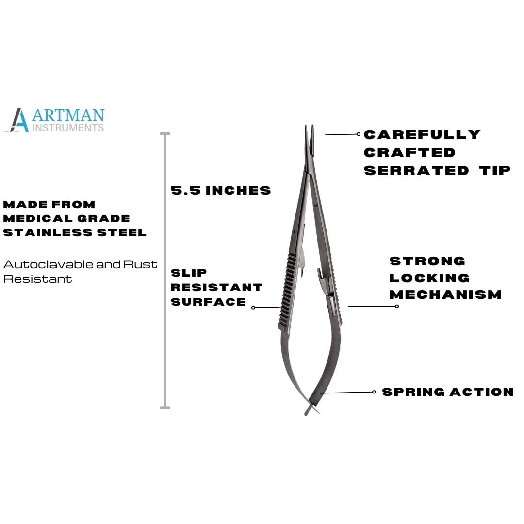 Castroviejo Needle Holder - 3 Pack | Dental & Surgical -8
