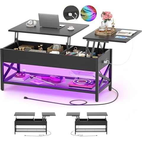 Aheaplus Lift-Top Coffee Table Cover
