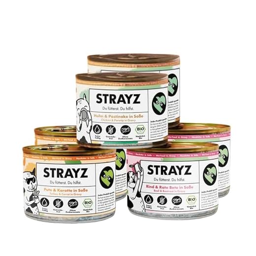 STRAYZ Bio Katzenfutter Probierpaket für Katzen