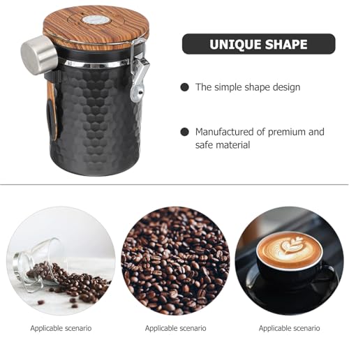 Contenedor hermético de acero para café BESPORTBLE miniatura 7
