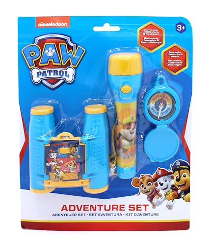 Joy Toy Patrol 1512093 Adventureset, Fernglas, Kompass und Taschenlampe, bunt