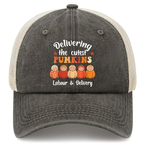 Delivering The Sweetest Pumpkins Childbirth Golf hat Cool Cap for Grandma