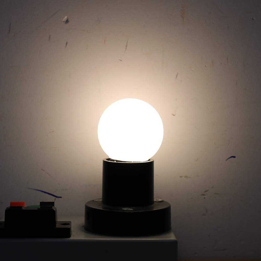 Jiotouhu B22 LED Farbglühbirnen, 24er-Pack – 2W (entspricht 20W), 220-240V, 360° Beleuchtung, Für Bar, Party, Deko (z.B. Violett)