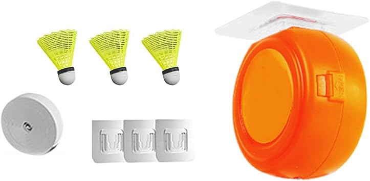 Badminton Rebound Trainer Ball, Ceiling Mounted, Single Player Self-Training Training Device for Garden, Playgrounds, Adminton Courts, Living Room, Balcony