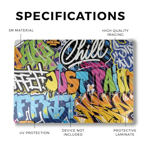 Image of Carbon Fiber Laptop Skin Compatible with Alienware M18 R2 (2024) - Just Paint - Premium 3M Vinyl Protective Wrap Decal Cover - Easy to Apply | Crafted in The USA by MightySkins