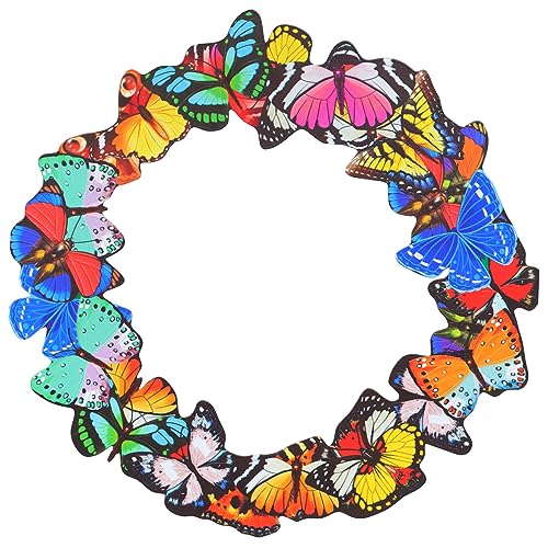 Kisangel Colgante De De Mariposas De Hierro Decoración De Pared Artesanal Escultura De Mariposas De Metal Para Salón Dormitorio Ventana Jardín Exquisito Adorno Colgante