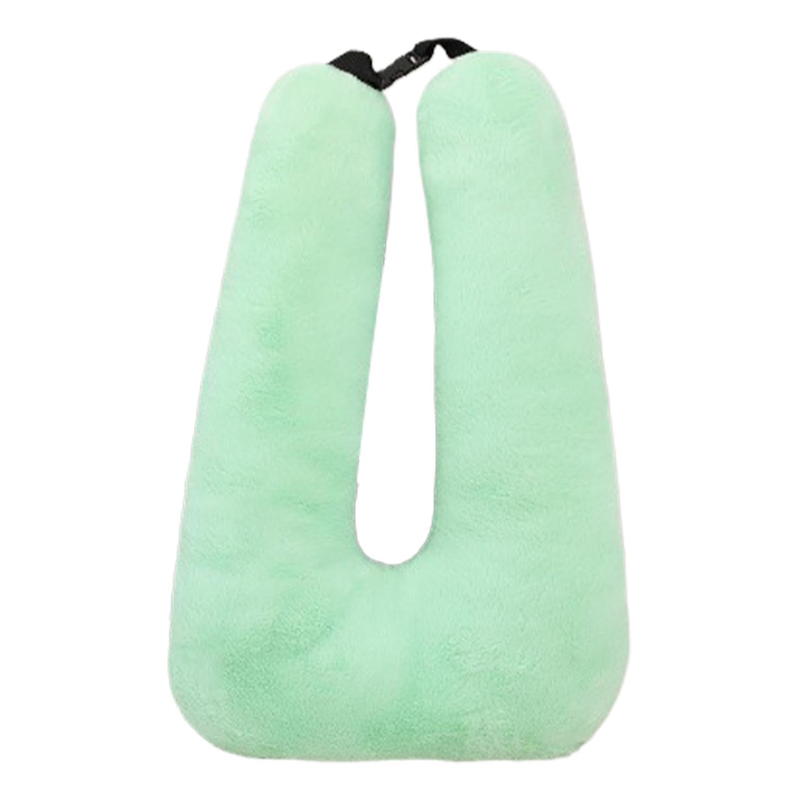 Cuscino da viaggio per bambini, morbido cuscino per dormire a forma di U, per adulti, leggero, rimovibile, per dormire, collo, poggiatesta e cintura di sicurezza, strumento per adulti e bambini | Cuscini Da Viaggio Ergonomici Supporto Collo E Corpo Poggia