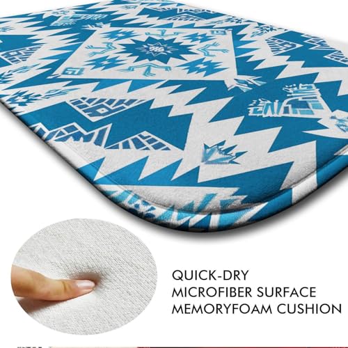 Tapis de bain mousse mémoire de forme lavable en machine pour sol sec - 4